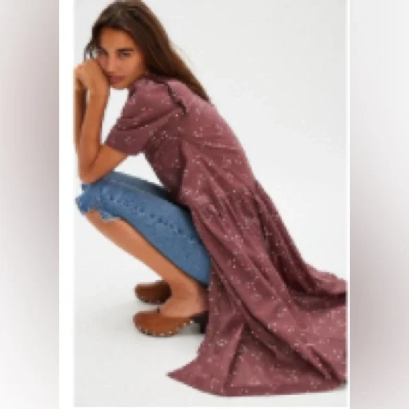 Free People Bella Mae MIDI Dress - Picture 1 of 10